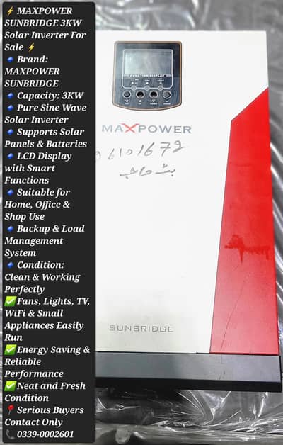 maxpower 3KW  Inverter