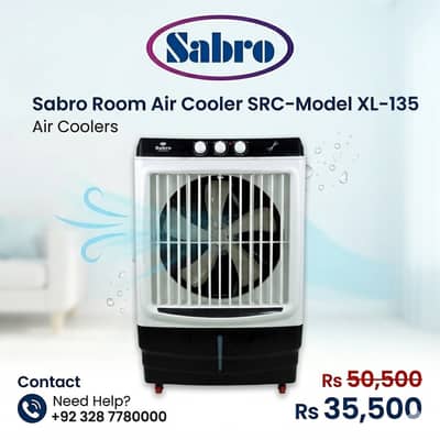 Sabro Air Cooler | Energy Efficient & Low Noise Sabro Air Cooler