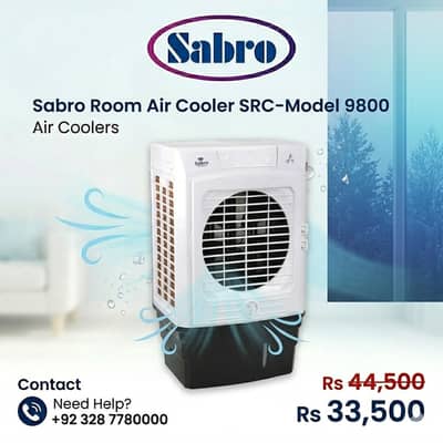 Sabro Air Cooler | Energy Efficient & Low Noise Sabro Air Cooler