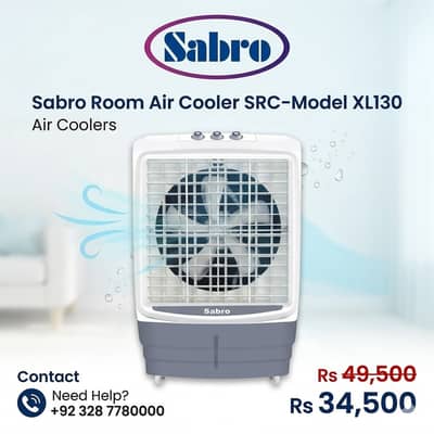 Sabro Air Cooler | Energy Efficient & Low Noise Sabro Air Cooler