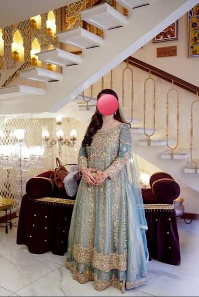 Maxi with dupatta fuller fancy with dapka work on it