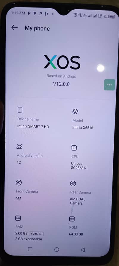 Infinix 7 hd 2 64