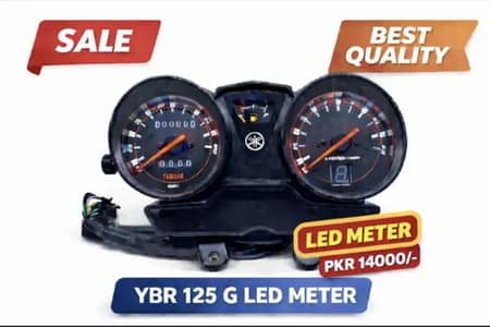 Yamaha YBR 125G LED Speedometer Meter Assembly