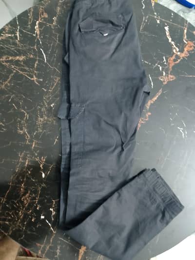 Black cargo pants