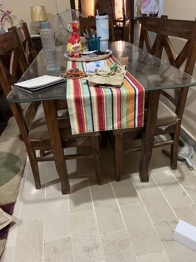 6 seater dining table