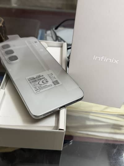 Infinix hot 60i complete box with 7-8 month warranty