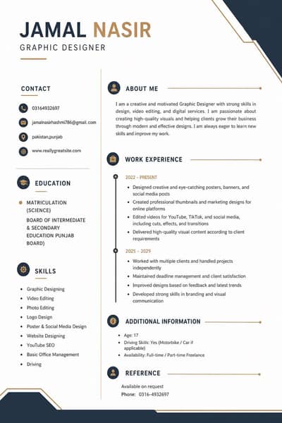 Professional graphic designer available