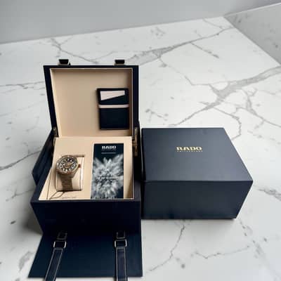 Brand New RADO Captain Cook High Tech Ceramic Men's watch R32150162