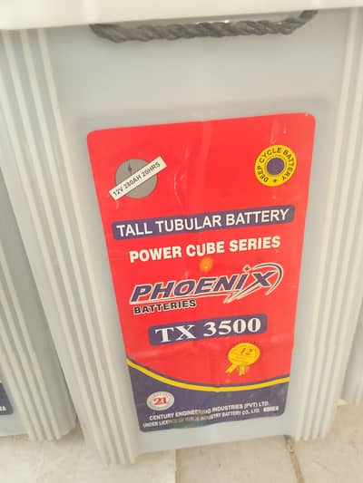 PHOENIX TUBULAR BATTERY TX3500 4PC