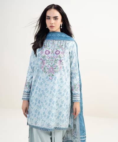 Sapphire Andaz 3 piece embroidered lawn suit
