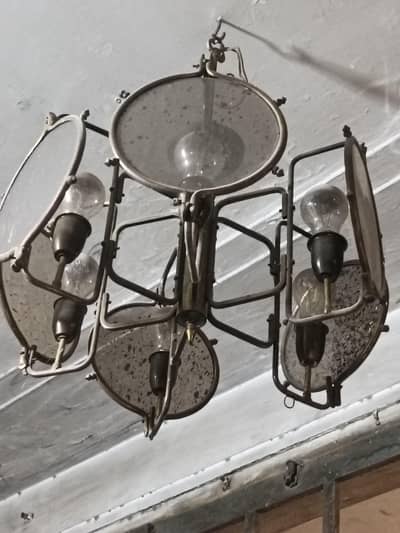 vintage brass fanoos