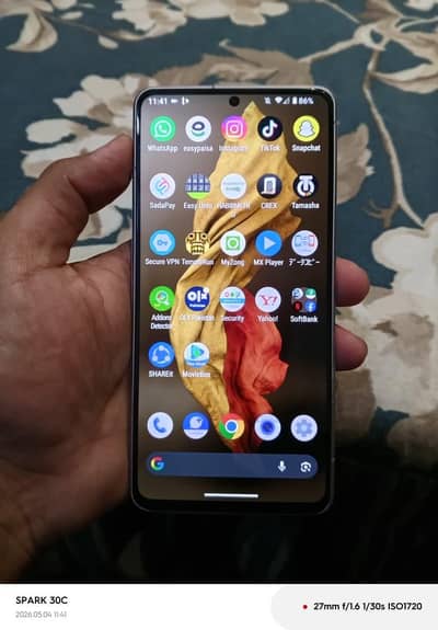 Aquos r7 official pta approved dual sim 5G 12 256 exchange possible
