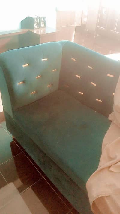 Turkish Velvet L Shaped Sofa