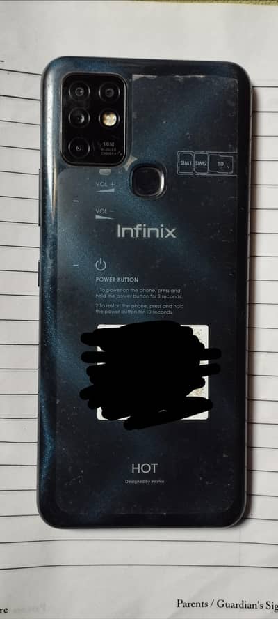 Infinix Hot 10 128gb sealed completele box