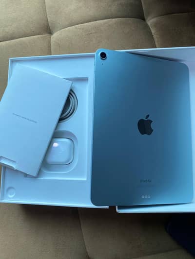 ipad air 6 m2 chip 128gb brand new condition complete box