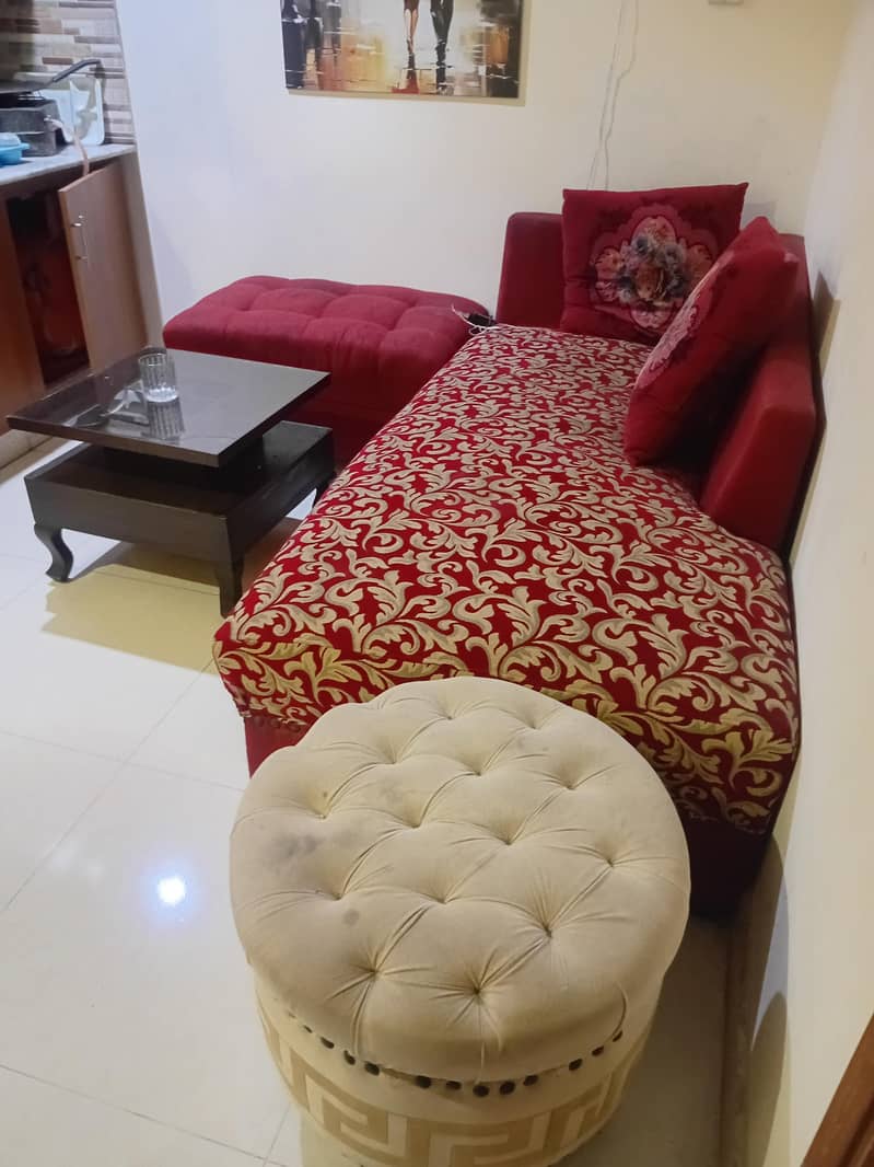 sofa stools and table 0