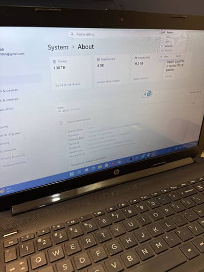 HP Core i7 10th Generation | 256 SSD | 1TB HDD
