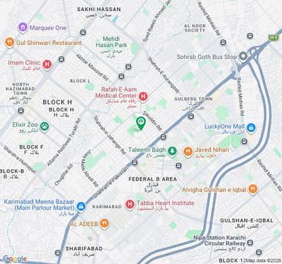 Get In Touch Now To Buy A Prime Location 1000 Square Feet Flat In Federal B Area - Block 10 Karachi
