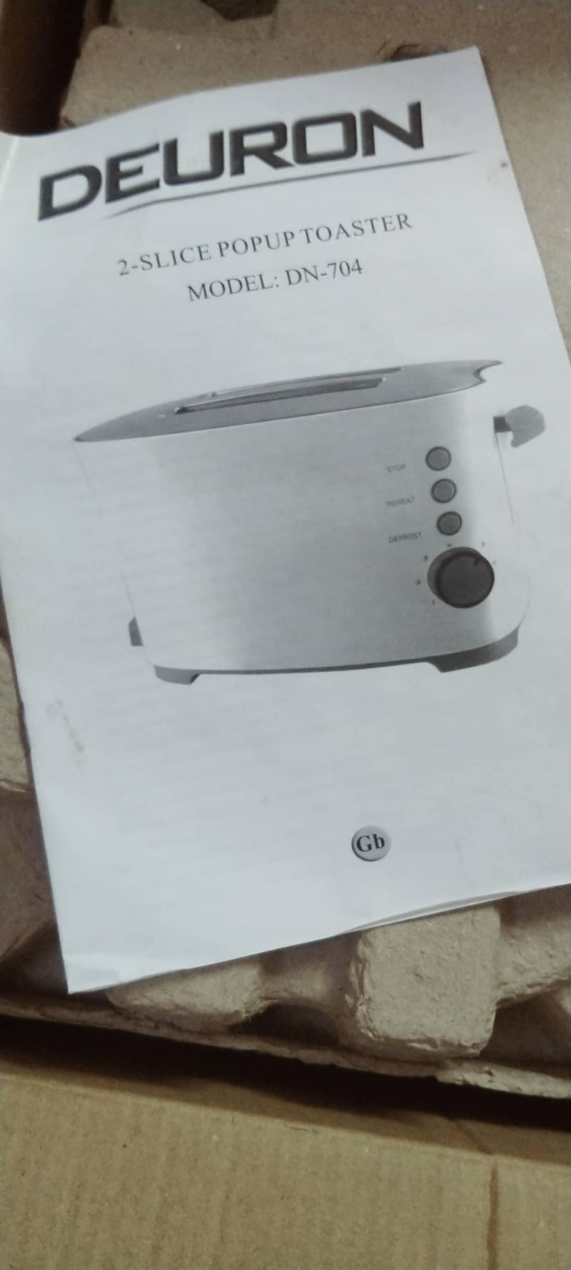 deuron 2 slice pop up toaster 1