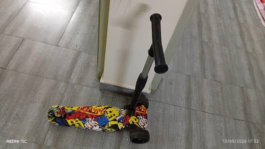 Scooty with cartoon character