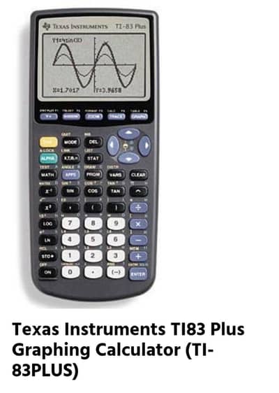 Texas Instruments TI-83 plus Calculator