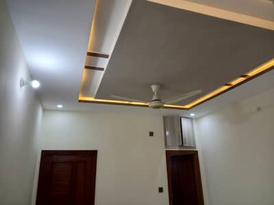 Like a Brand New With Only Electricity 5 Marla Upper Portion Available for Rent in Rawalpindi Islamabad Only 3KM From Main Road of Gulzare Quid and Islamabad Express Highway