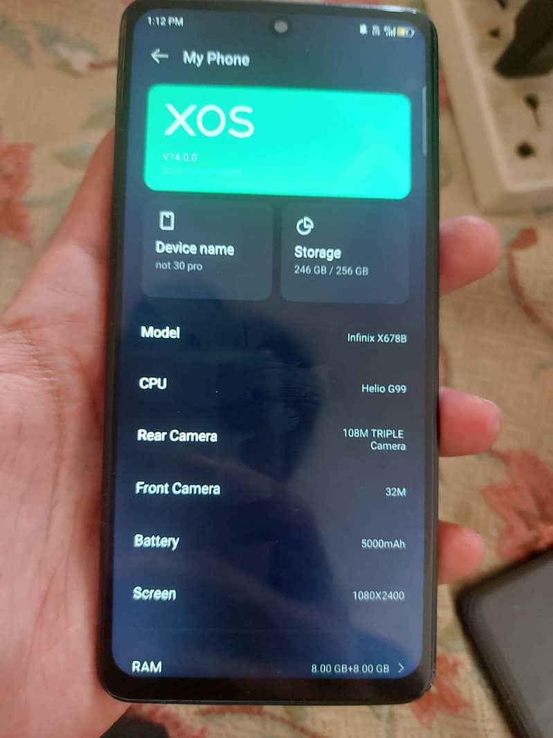 Note 30 pro with box 2