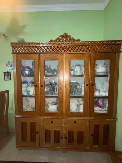 Show Case |  Wooden ShowCase | 4 Door Showcase For SAle