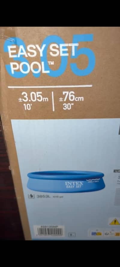 10 ft * 30 inch swimming pool with pump (1018 gallon)