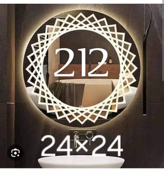 LED round Mirror 0