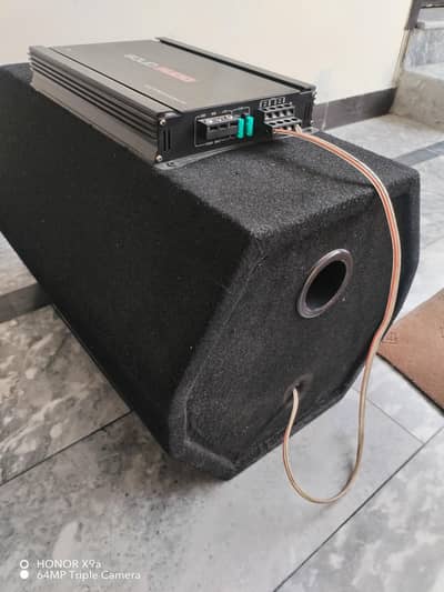Amplifier and woofer