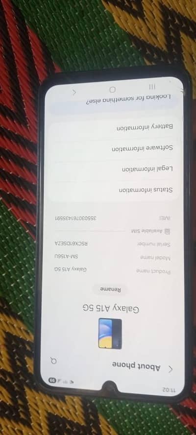 Samsung a15 5g