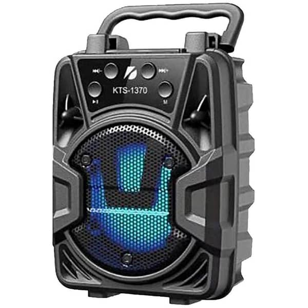 Original KTS-1337 Original 3-Inch Portable Wireless Bluetooth Speaker with USB, Micro SD speaker FM Radio & Vibrant LED SPEAKER Lights