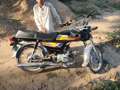 exchange possible Honda CD 70 Hy all new teyar huye Hy all ok Hy