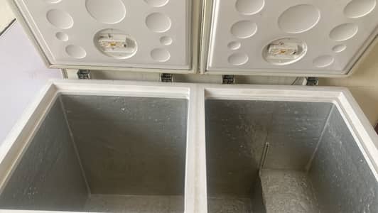 Haier Deep Freezer Double Door White Color Excellent Condition Sale