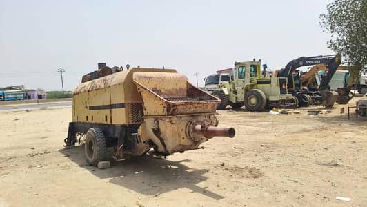 concreet Pump and screw Chiller cooling tower