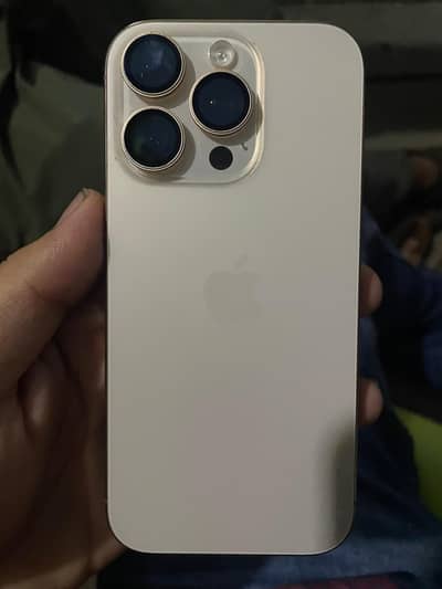 iphone 16 pro jv with box desert titanium color