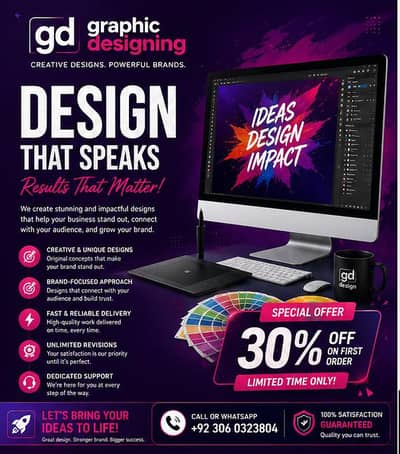 Premium Graphic Designing Services for Logos, Social Media, Branding,