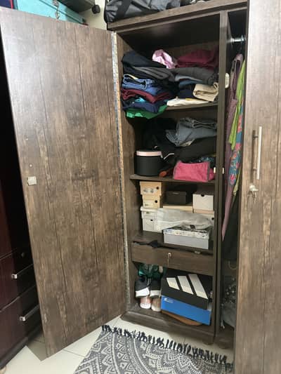 Two panel wardrobe