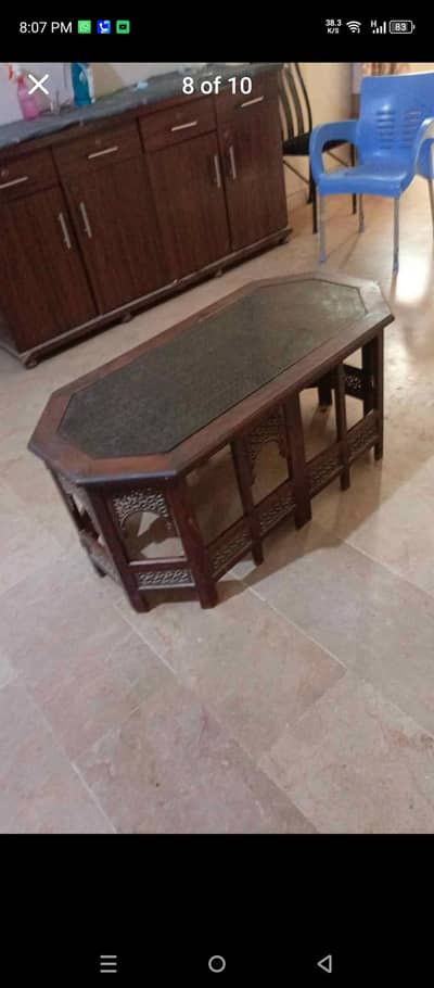 Outdoor and indoor small and big table available 13k final deamdn 18k