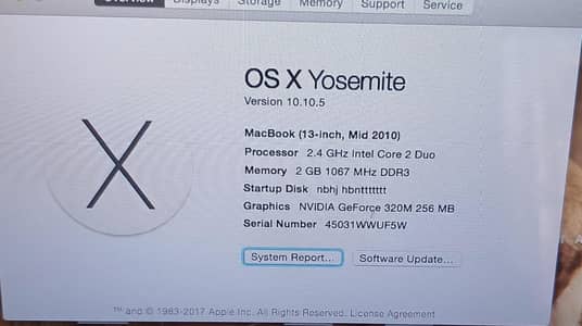 apple macbook pro 13 inch mid 2010 | intel core 2 duo |laptop