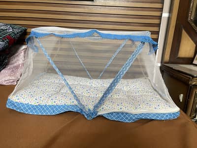 Baby Nest with Mosquito Net. Foldable, Openable Comfy Baby Sleeper