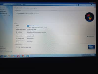 Core i3 4rh generation 4gb ram 256HHD hard no falt no open repair 10/8