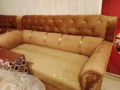 Brand new sofa set in polish color