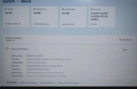 Lenovo ThinkPad E15 Core I5 Generation 10