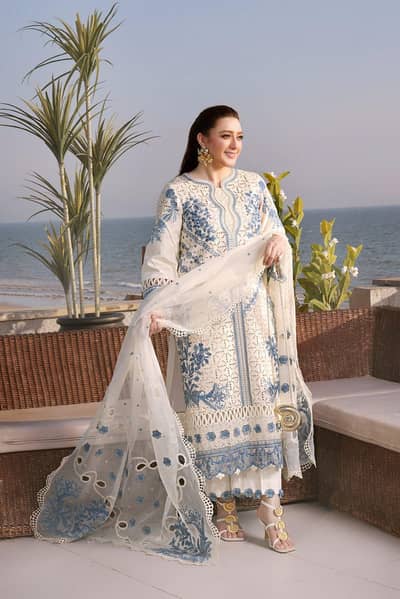 Premium Unstitched Lawn Suit