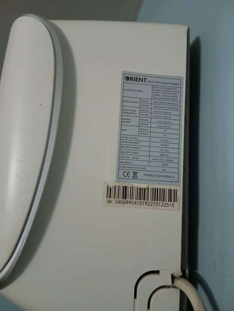 Orient Inverter Split AC 1