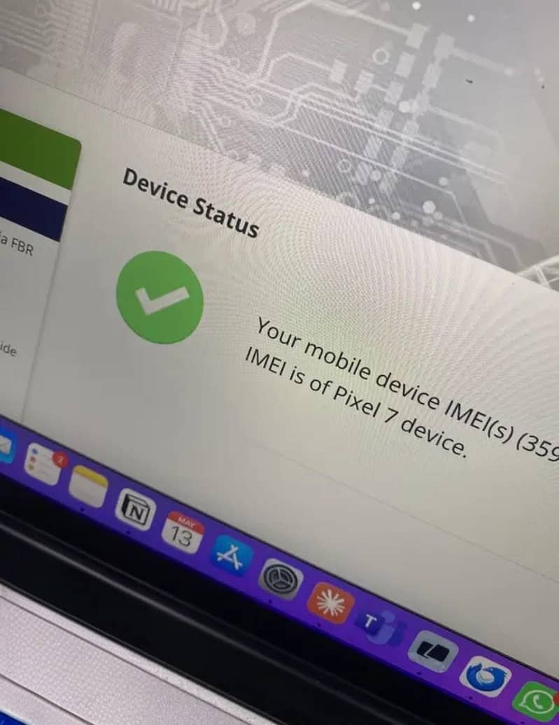 Google pixel 7 cp(PTA approved) 2