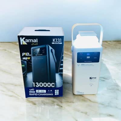 Kamal K131 130000mAh Power Bank – 60W PD Fast Charging