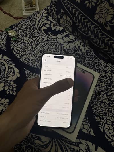 iPhone 14ProMax 256GB PTA Approved Dual Sim